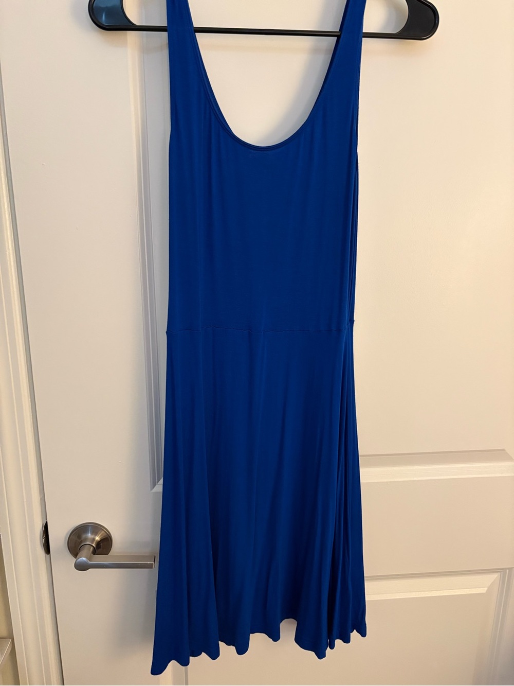 Express Royal Blue Scoop Neck Mini Dress